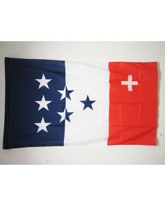 DRAPEAU ROMANDIE MOUVEMENT ROMAND 150x90cm - DRAPEAU ROMANCHE INDÍ?PENDENTISTE 90 x 150 cm Fourreau pour hampe