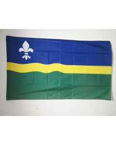 DRAPEAU PROVINCE DE FLEVOLAND 150x90cm - DRAPEAU FLEVOLAND AUX PAYS-BAS 90 x 150 cm Fourreau pour hampe