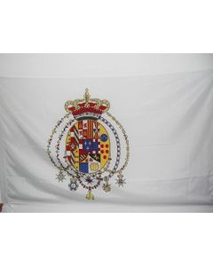 DRAPEAU ROYAUME DES DEUX-SICILES 1816 150x90cm - DRAPEAU ITALIE - SICILE 90 x 150 cm Fourreau pour hampe