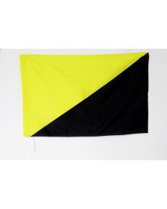 DRAPEAU ANARCHO-CAPITALISME 150x90cm - DRAPEAU LIBERTARIANISME 90 x 150 cm Fourreau pour hampe