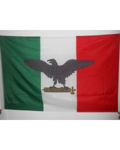DRAPEAU RÍ?PUBLIQUE SOCIALE ITALIENNE RSI 150x90cm - DRAPEAU ITALIE FASCISTE 1943-1945 90 x 150 cm Fourreau pour hampe