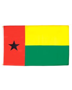 DRAPEAU GUINÉE-BISSAU 150x90cm - DRAPEAU BISSAU-GUINÉEN 90 x 150 cm - DRAPEAUX