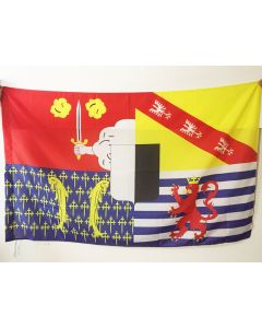 DRAPEAU MOSELLE 150x90cm - DRAPEAU DÍ?PARTEMENT MOSSELAN 90 x 150 cm Fourreau pour hampe