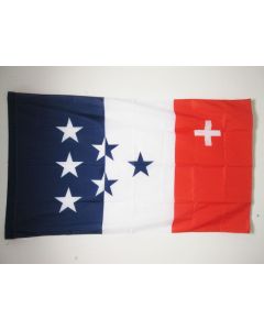 DRAPEAU ROMANDIE MOUVEMENT ROMAND 150x90cm - DRAPEAU ROMANCHE INDÍ?PENDENTISTE 90 x 150 cm Fourreau pour hampe