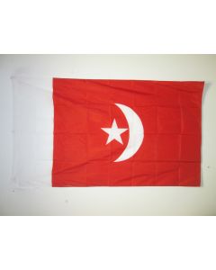 DRAPEAU OUMM AL QAÏWAÏN 150x90cm - DRAPEAU UMM AL-QAIWAIN AUX Í?MIRATS ARABES UNIS 90 x 150 cm Fourreau pour hampe