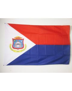 DRAPEAU PAYS DE SAINT-MARTIN 150x90cm - DRAPEAU DU ROYAUME DES PAYS-BAS 90 x 150 cm Fourreau pour hampe