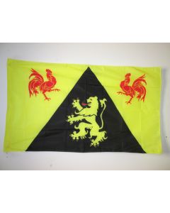 DRAPEAU PROVINCE DE BRABANT WALLON 150x90cm - DRAPEAU DE WALLONIE 90 x 150 cm Fourreau pour hampe