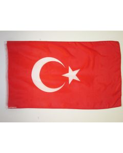 DRAPEAU TURQUIE 150x90cm - DRAPEAU TURC 90 x 150 cm Spécial Supporter