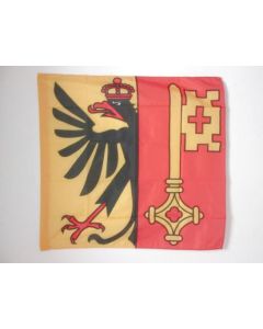 DRAPEAU CANTON DE GENÍ?VE 90x90cm - DRAPEAU GENÍ?VE - GE SUISSE 90 x 90 cm Fourreau pour hampe