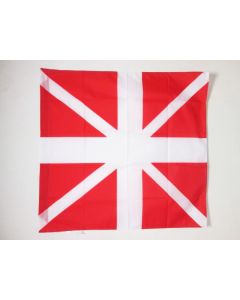 DRAPEAU ORDONNANCE DU RÍ?GIMENT DE PICARDIE 1780-1791 90x90cm - DRAPEAU PROVENCE 90 x 90 cm Fourreau pour hampe