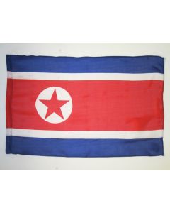 DRAPEAU CORÉE DU NORD 150x90cm - DRAPEAU NORD CORÉEN 90 x 150 cm Spécial Supporter