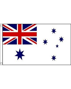 DRAPEAU AUSTRALIA NAVY ENSIGN SMALL FLAG  150x90cm - DRAPEAU PAVILLON MARINE ROYALE AUSTRALIENNE 90 x 150 cm - DRAPEAUX