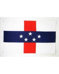 DRAPEAU ANTILLES NÉERLANDAISES 150x90cm - DRAPEAU HOLLANDAIS 90 x 150 cm - DRAPEAUX