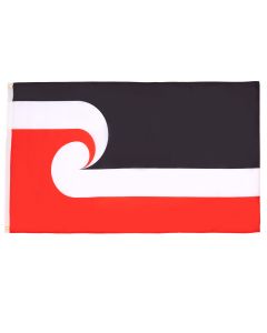 DRAPEAU MAORI 150x90cm - DRAPEAU NÍ?O-ZÍ?LANDAIS - NOUVELLE-ZÍ?LANDE 90 x 150 cm - DRAPEAUX