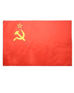 DRAPEAU URSS 150x90cm - DRAPEAU COMMUNISTE - RUSSIE 90 x 150 cm Fourreau pour hampe
