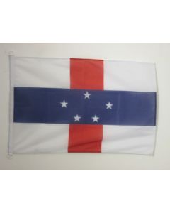 DRAPEAU ANTILLES NÍ?ERLANDAISES 90x60cm - DRAPEAU HOLLANDAIS 60 x 90 cm Spécial Extérieur - DRAPEAUX