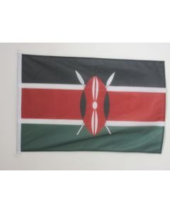 DRAPEAU KENYA 90x60cm - DRAPEAU KENYAN 60 x 90 cm Spécial Extérieur - DRAPEAUX