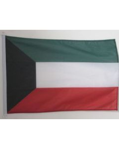 PAVILLON NAUTIQUE KOWEÏT 45x30cm - DRAPEAU DE BATEAU KOWEÏTIEN 30 x 45 cm