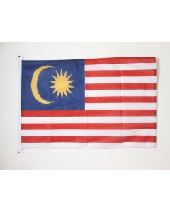 DRAPEAU MALAISIE 90x60cm - DRAPEAU MALAISIEN 60 x 90 cm Spécial Extérieur - DRAPEAUX