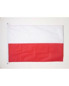 DRAPEAU POLOGNE 150x90cm - DRAPEAU POLONAIS 90 x 150 cm Spécial Extérieur - DRAPEAUX