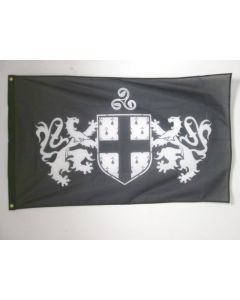DRAPEAU BLASON DE LA BRETAGNE 150x90cm - DRAPEAU BRETON 90 x 150 cm Spécial Extérieur - DRAPEAUX