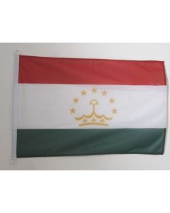 PAVILLON NAUTIQUE TADJIKISTAN 45x30cm - DRAPEAU DE BATEAU TADJIK 30 x 45 cm