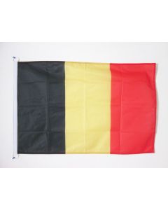 DRAPEAU BELGIQUE 150x90cm oeillets - DRAPEAU BELGE 90 x 150 cm Spécial Extérieur - DRAPEAUX