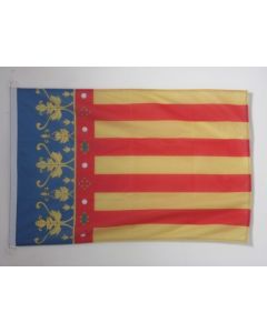 DRAPEAU COMMUNAUTÍ? VALENCIENNE 150x90cm - DRAPEAU DE VALENCE - ESPAGNE 90 x 150 cm Spécial Extérieur - DRAPEAUX