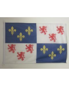 PAVILLON NAUTIQUE PICARDIE 45x30cm - DRAPEAU DE BATEAU PROVINCE PICARDE 30 x 45 cm