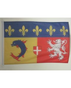 DRAPEAU RHÍ?NE-ALPES 90x60cm - DRAPEAU RHÍ?NALPIN - FRANCE 60 x 90 cm Spécial Extérieur - DRAPEAUX