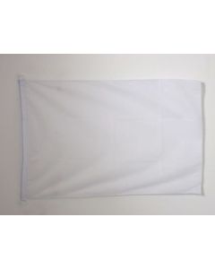 DRAPEAU UNICOLORE BLANC 90x60cm - DRAPEAU DE COULEUR BLANCHE 60 x 90 cm Spécial Extérieur - DRAPEAUX