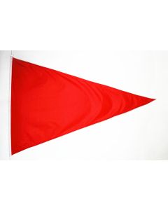 DRAPEAU PLAGE ROUGE TRIANGLE 225x150cm - DRAPEAU FLAMME DE BAIGNADE ROUGE 150 x 225 cm Spécial Extérieur - DRAPEAUX