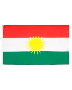 DRAPEAU KURDISTAN 250x150cm - GRAND DRAPEAU KURD 150 x 250 cm