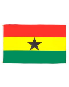 DRAPEAU GHANA 250x150cm - GRAND DRAPEAU GHANÉEN  150 x 250 cm
