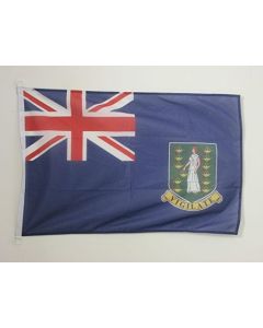 DRAPEAU ILES VIERGES BRITANNIQUES 90x60cm - DRAPEAU ANGLAIS 60 x 90 cm Spécial Extérieur - DRAPEAUX