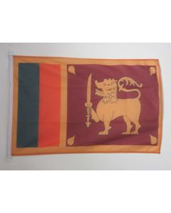 DRAPEAU SRI LANKA 150x90cm - DRAPEAU SRI LANKAIS 90 x 150 cm Spécial Extérieur - DRAPEAUX