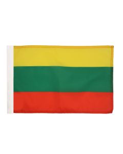 DRAPEAU LITUANIE 45x30cm - DRAPEAU LITUANIEN 30 x 45 cm avec fourreau