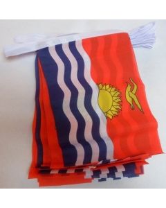 GUIRLANDE 6 mètres 20 DRAPEAUX KIRIBATI 21x15 cm - DRAPEAU KIRIBATIEN 15 x 21 cm
