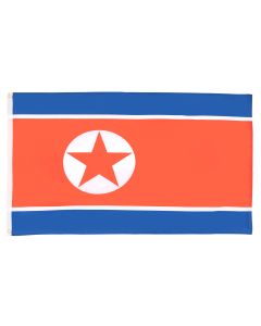DRAPEAU CORÉE DU NORD 150x90cm - DRAPEAU NORD CORÉEN 90 x 150 cm
