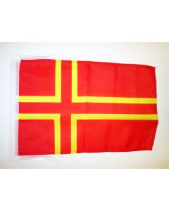 DRAPEAU NORMANDIE CROIX DE SAINT OLAF 45x30cm - PAVILLON MOUVEMENT NORMAND 30 x 45 cm haute qualité