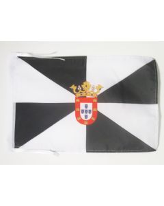 DRAPEAU CEUTA 45x30cm - PAVILLON ESPAGNOL - ESPAGNE 30 x 45 cm haute qualité