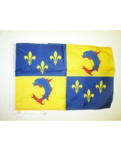 DRAPEAU PROVINCE DU DAUPHINÉ 45x30cm - PAVILLON DAUPHINOIS - FRANCE 30 x 45 cm haute qualité