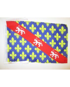 DRAPEAU DÉPARTEMENT DE LA CREUSE 45x30cm - PAVILLON FRANCE 30 x 45 cm haute qualité