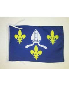 DRAPEAU COMTÉ DE SAINTONGE 45x30cm - PAVILLON DE SAINTONGE 30 x 45 cm haute qualité