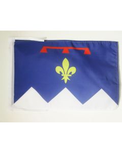 DRAPEAU ALPES-DE-HAUTE-PROVENCE 45x30cm - PAVILLON DÉPARTEMENT FRANÇAIS - PACA 30 x 45 cm haute qualité