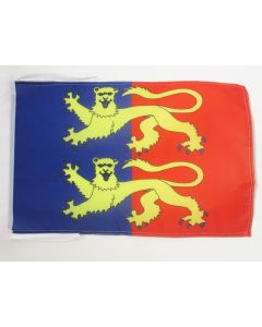 DRAPEAU MANCHE 45x30cm - PAVILLON DÉPARTEMENT FRANÇAIS - NORMANDIE 30 x 45 cm haute qualité