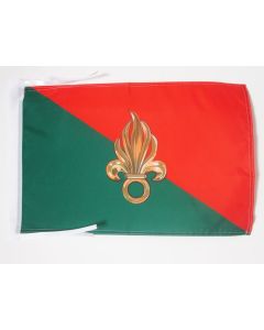DRAPEAU FRANCE LÉGION ÉTRANGÈRE 45x30cm - PAVILLON ARMÉE FRANÇAISE 30 x 45 cm haute qualité