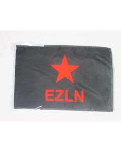 DRAPEAU MEXIQUE EZLN 45x30cm - PAVILLON ARMÉE ZAPATISTE DE LIBÉRATION NATIONALE 30 x 45 cm haute qualité