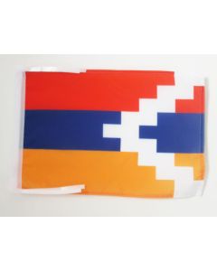 DRAPEAU HAUT-KARABAGH 45x30cm - PAVILLON ARTSAKH - HAUT-KARABAKH - ARMÉNIE 30 x 45 cm haute qualité