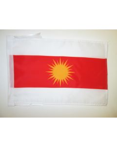 DRAPEAU YESIDI NOUVEAU 45x30cm - PAVILLON YÉZIDISME 30 x 45 cm haute qualité